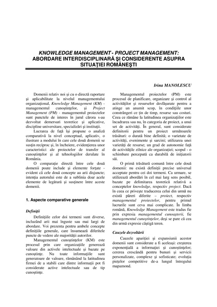 Volumul VI, Management Intercultural