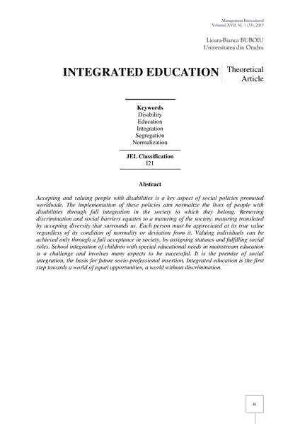 Volumul XVII, Management Intercultural