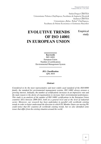 Volumul XVII, Management Intercultural