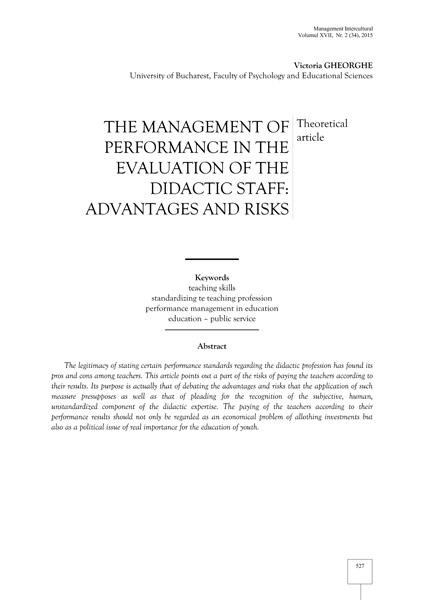 Volumul XVII, Management Intercultural