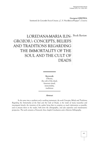 Volumul XVII, Management Intercultural