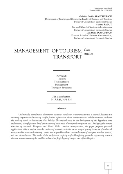 Volumul XVIII, Management Intercultural