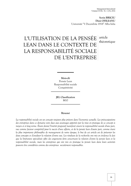 Volumul XVIII, Management Intercultural