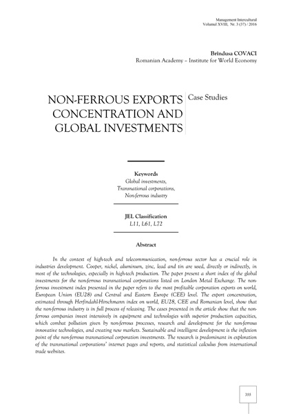 Volumul XVIII, Management Intercultural