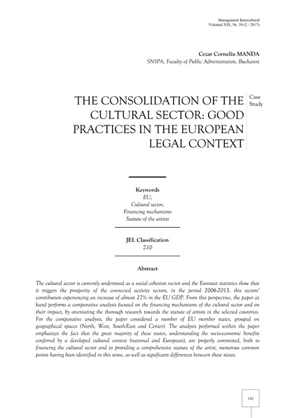 Volumul XIX, Management Intercultural