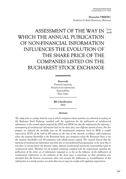 Volumul XXI, Management Intercultural