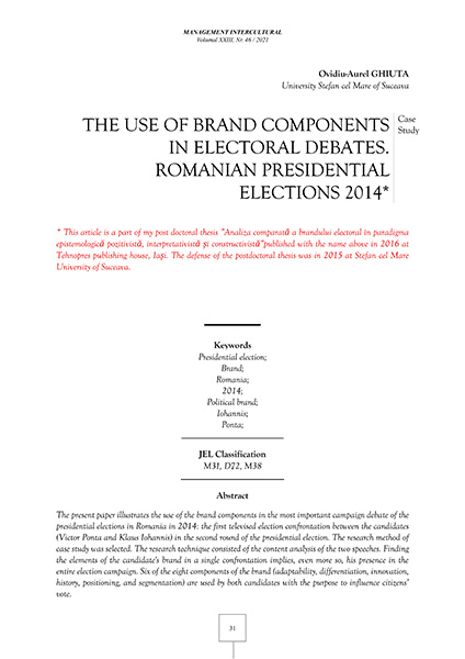 Volumul XXIII, Management Intercultural
