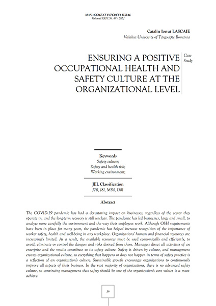 Volumul XXIV, Management Intercultural