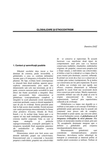 Volumul III, Management Intercultural