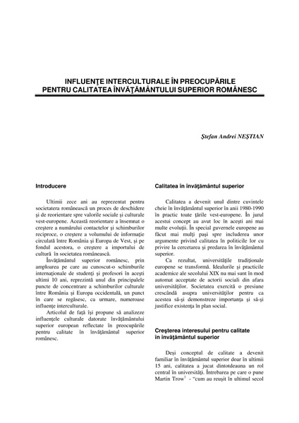 Volumul III, Management Intercultural