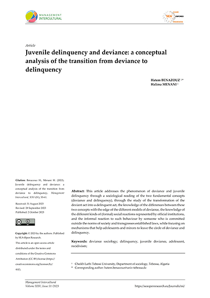 Volumul XXV, Management Intercultural