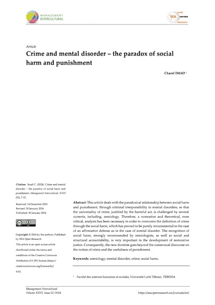 Volumul XXVI, Management Intercultural