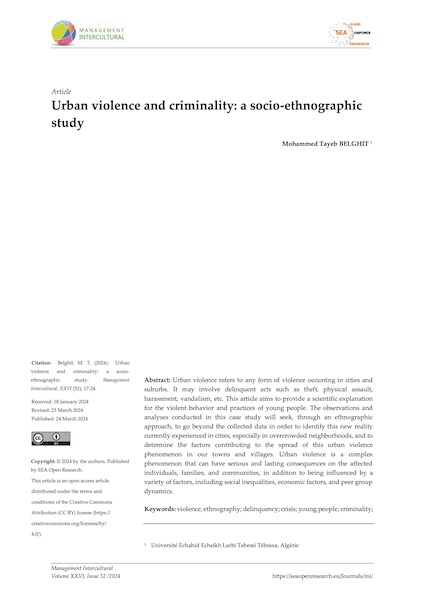 Volumul XXVI, Management Intercultural