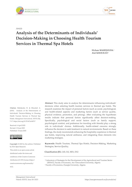 Volumul XXVII, Management Intercultural