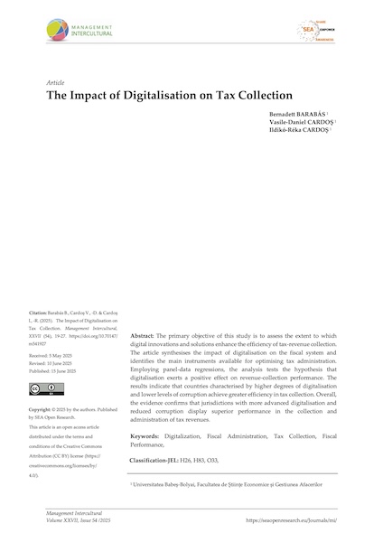 Volumul XXVII, Management Intercultural